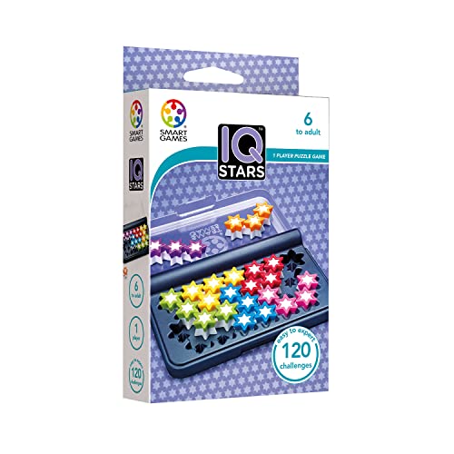Smart Games - IQ Stars | Lernspiele Ab 6 Jahre | Spiele Für Kinder | Logikspiele | Geduldspiele | Spiele Für 1 Person | Geschenke von LUDILO
