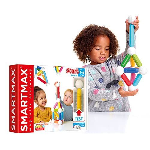 Smartmax Magnete - Start | Smartmax Ab 1 Jahr | Smart Toys and Games | Spiele Für Kinder | Spielzeug Ab 2 Jahre | Magnet Bausteine Für Kinder | Spiele Für Kinder von LUDILO
