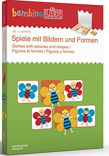 bambinoLÜK-Set: 3/4/5 Jahre Spiele mit Bildern und Formen (bambinoLÜK-Sets: Kasten + Übungsheft/e) von LÜK