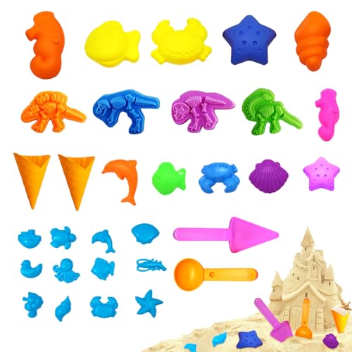LUHOCIY 31 Stück, Strandspielzeug Kinder, Sandspielzeug Set, Sandkasten Muschel, Perfekt für Familienausflüge, Damit Eltern und Kinder Interagieren und Ihre Beziehung Verbessern Können LUHOCIY 31 Stück, Strandspielzeug Kinder, Sandspielzeug Set, Sandkasten Muschel, Perfekt für Familienausflüge, Damit Eltern und Kinder Interagieren und Ihre Beziehung Verbessern Können von LUHOCIY