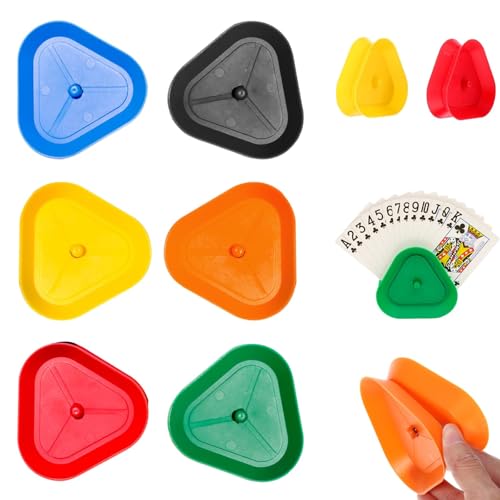 LUHOCIY 6 Stück, Kartenhalter Kinder, Kartenhalter Spielkarten, Spielkartenhalter, Mehrzweckwerkzeug für Kartenliebhaber Jeden Alters für Familienspielabende, Partys Oder Unterhaltung Mit Freunden LUHOCIY 6 Stück, Kartenhalter Kinder, Kartenhalter Spielkarten, Spielkartenhalter, Mehrzweckwerkzeug für Kartenliebhaber Jeden Alters für Familienspielabende, Partys Oder Unterhaltung Mit Freunden von LUHOCIY