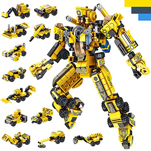 LUKAT Roboter Bausteine Spielzeug für Jungen 6 7 8 9 10 Jahre Gebäude Konstruktionsspielzeug 25-in-1 STEM Baukasten Pädagogisches Geschenk für Kinder… von LUKAT