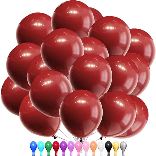 LUKIUP 100 Stück Christmas Rot Luftballons, Ballon Rot,12 Zoll Regenbogen Luftballons, Bunt Partydekoration Geeignet für Weihnachten Geburtstage Hochzeit Valentinstag Thema Party LUKIUP 100 Stück Christmas Rot Luftballons, Ballon Rot,12 Zoll Regenbogen Luftballons, Bunt Partydekoration Geeignet für Weihnachten Geburtstage Hochzeit Valentinstag Thema Party von LUKIUP