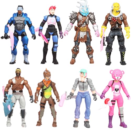 LUKIUP 8 Stück Battle Figuren Set, Minifiguren Cake Topper, Figuren mit Erntewerkzeugen, Figuren Spielzeug für Kinder, Geburtstag Party Kuchen Dekoration für Jungen & Mädchen LUKIUP 8 Stück Battle Figuren Set, Minifiguren Cake Topper, Figuren mit Erntewerkzeugen, Figuren Spielzeug für Kinder, Geburtstag Party Kuchen Dekoration für Jungen & Mädchen von LUKIUP