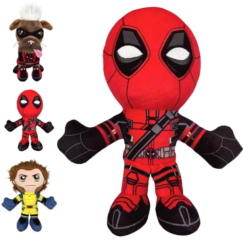 LUKIUP Avengers Plüsch-Figur, Dead-Pool und Wolverine, Dogpool Plüsch Wolverine, Baby Soft Plush Toys, Spielzeug für Fans & Sammler ab 15 Jahre(Dead-Pool) von LUKIUP