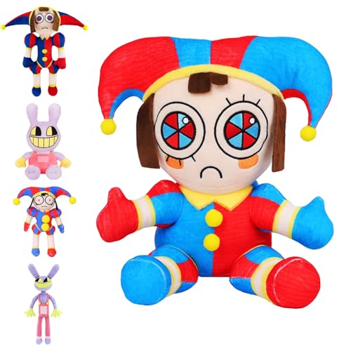 LUKIUP Digital Circus Plush, 25 cm The Amazing Digital Circus, Kuscheltier Peripheriegeräte von Anime Figuren Spielzeug, Geburtstagsgeschenke für Jungen und Mädchen Kinder Fans von LUKIUP