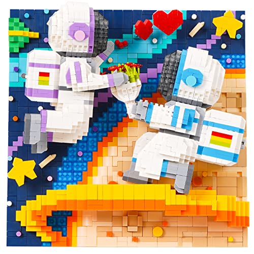 LULUFUN Astronaut im Weltraum, Mini-Baukasten, 3D Art Spaceman, BAU- und Anschauungsmodellbausatz für Erwachsene, 3060+ Stück LULUFUN Astronaut im Weltraum, Mini-Baukasten, 3D Art Spaceman, BAU- und Anschauungsmodellbausatz für Erwachsene, 3060+ Stück von LULUFUN