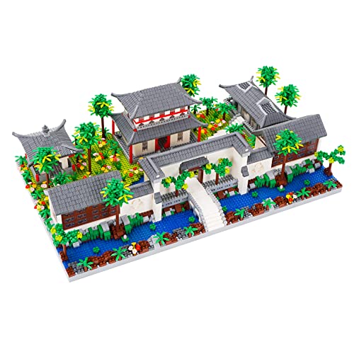 LULUFUN Bauklötze, Die klassischen Gärten von Suzhou Bauklotz-Sets, Berühmte Architektur Mini-Bauklötze Kits, Spielzeug Geschenke für Kinder und Erwachsene 5304 pcs von LULUFUN