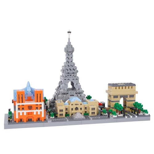 LULUFUN Bauklötze Set, Architektur Frankreich Stadt Skylines Baukasten, Mini-Baukasten für Erwachsene, Spielzeug Geschenke für Geburtstag, Weihnachten, Neujahr, 2462 Teile LULUFUN Bauklötze Set, Architektur Frankreich Stadt Skylines Baukasten, Mini-Baukasten für Erwachsene, Spielzeug Geschenke für Geburtstag, Weihnachten, Neujahr, 2462 Teile von LULUFUN