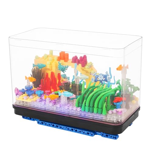 LULUFUN Bauklötze Set, Unterwasserwelt Bauklötze Modell Set, Geschenk Spielzeug für Jugendliche und Erwachsene (Erforschung der Ozeane) von LULUFUN