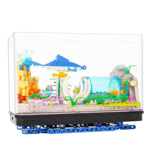 LULUFUN Bauklötze Set, Unterwasserwelt Bauklötze Modell Set, Geschenk Spielzeug für Jugendliche und Erwachsene (Ozeanographisches Museum) von LULUFUN