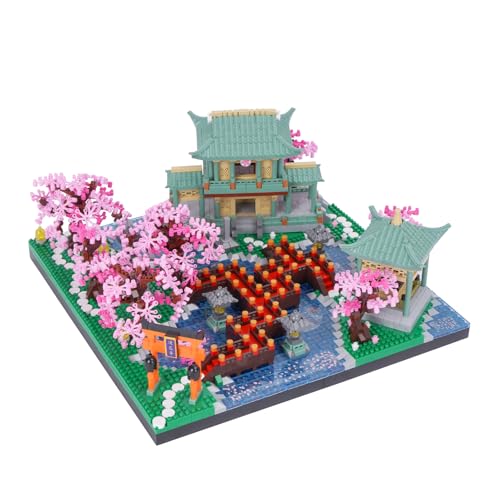 LULUFUN Bauklotz-Sets, Sakura-Gartenarchitektur-Bauspielzeug, Mini-Bausteine, Lernspielzeug und Sammelsets, Spielzeuggeschenke für Kinder und Erwachsene LULUFUN Bauklotz-Sets, Sakura-Gartenarchitektur-Bauspielzeug, Mini-Bausteine, Lernspielzeug und Sammelsets, Spielzeuggeschenke für Kinder und Erwachsene von LULUFUN