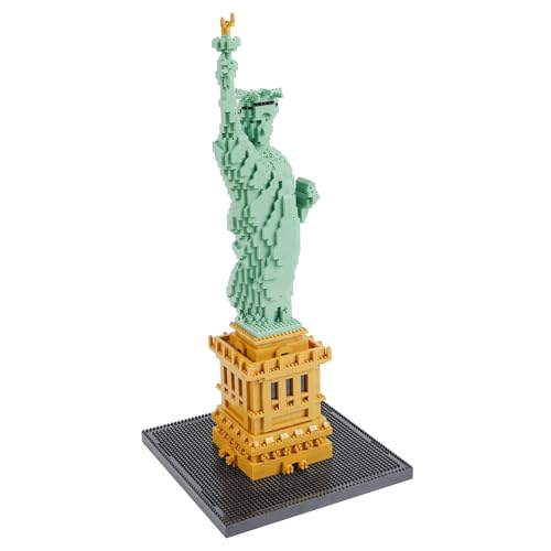 LULUFUN Bauklotzsets, Freiheitsstatue, weltberühmte Architektur Mini-Bauklötze, Lernspielzeug und Sammelsets, Spielzeuggeschenke für Kinder und Erwachsene 2810 Stück LULUFUN Bauklotzsets, Freiheitsstatue, weltberühmte Architektur Mini-Bauklötze, Lernspielzeug und Sammelsets, Spielzeuggeschenke für Kinder und Erwachsene 2810 Stück von LULUFUN