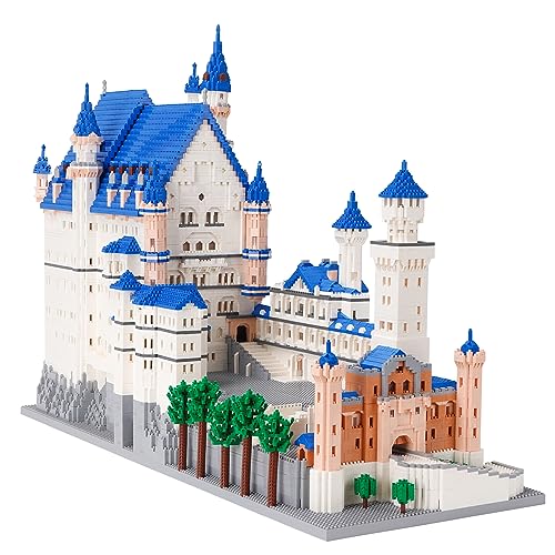 LULUFUN Baustein-Set, Mini Bausatz, berühmte Architektur Mini Block Set, Spielzeug Geschenke für Erwachsene und Kinder, Neuschwanstein Schloss Modell 11810 Teile… von LULUFUN