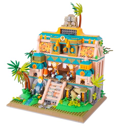 LULUFUN Building Blocks Set, Lost Temple Building Blocks Model Set, Geschenkspielzeug für Jugendliche und Erwachsene von LULUFUN