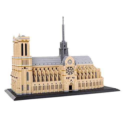 LULUFUN Building Blocks Set Notre Dame de Paris World-Famous Architecture Building Set Mini Building Blocks Toys, Gift for Adults and Children,7380 Stück von LULUFUN