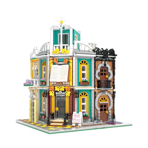 LULUFUN Corner Bookshop Building Blocks Set, Building Blocks Model Set, Gift Toys for Teen and Adults, TX-1260 LULUFUN Corner Bookshop Building Blocks Set, Building Blocks Model Set, Gift Toys for Teen and Adults, TX-1260 von LULUFUN