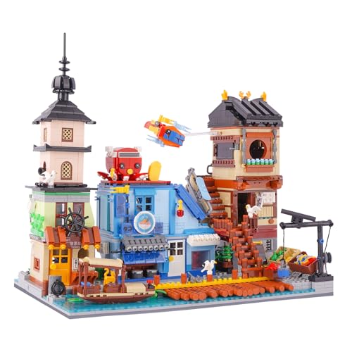LULUFUN Hokkaido Port Bausteine Set, Bausteine Modell Set, Geschenk Spielzeug für Teenager und Erwachsene LULUFUN Hokkaido Port Bausteine Set, Bausteine Modell Set, Geschenk Spielzeug für Teenager und Erwachsene von LULUFUN