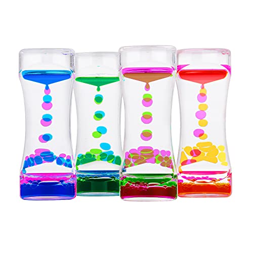 LULUFUN Liquid Motion Timer Bubbler, sensorisches Spielzeug zur visuellen Entspannung, Schreibtischspielzeug, Geschenke für Erwachsene und Kinder (A) von LULUFUN