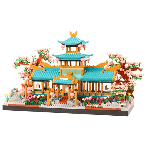 LULUFUN Sakura Baum-Garten-Baustein-Set, Bausteine, Modell-Set, Geschenkspielzeug für Jugendliche und Erwachsene von LULUFUN