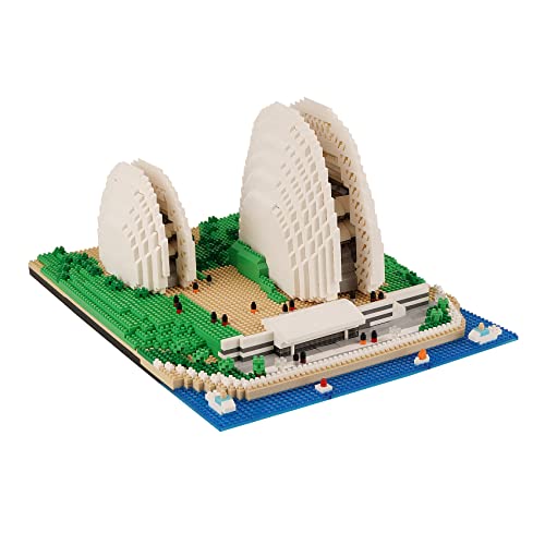 LULUFUN Shell-Opernhaus Bausteine Kit DIY Mini Building Blocks Spielzeug, Lernspielzeug, Geschenk für Erwachsene und Kinder (3962 Stück) von LULUFUN