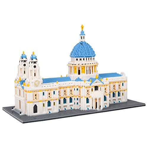LULUFUN St. Pauls Kathedrale Modellbaukasten,Berühmter Architektur-Miniblock,Sammlermodell-Sets,Spielzeuggeschenke für Kinder Erwachsene 7053 Stücke von LULUFUN