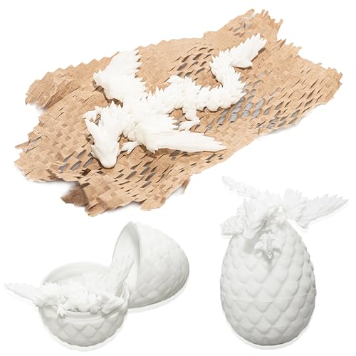 LUMIN TUTU Drachenei mit Flügeln, 3D Gedruckter Drache im Ei, Realistisches Drachen Spielzeug, Kristalleier für Kinder und Erwachsene, Ideales Geburtstags- und Ostergeschenk (Mehrfarbig Leuchtend) von LUMIN TUTU