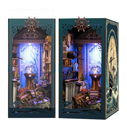 Book Nook Kit für Erwachsene - LUMYCE DIY Miniatur Haus Holzpuzzle 3D Puppenhaus von LUMYCE