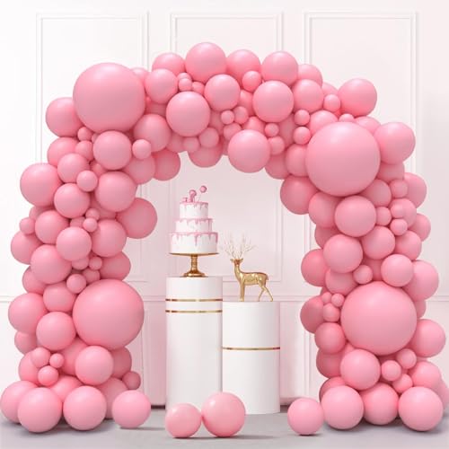 Luftballons Rosa, 130 Stück Ballon Girlande Pastell Rosa, 18 12 10 5 Zoll Helium Luftballon Girlande Macaron Rosa, Luftballons Geburtstag Mädchen Frauen Hochzeit Verlobung Party Dekorarion Luftballons Rosa, 130 Stück Ballon Girlande Pastell Rosa, 18 12 10 5 Zoll Helium Luftballon Girlande Macaron Rosa, Luftballons Geburtstag Mädchen Frauen Hochzeit Verlobung Party Dekorarion von LUOBITO