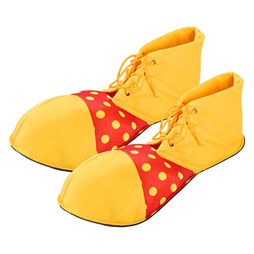 LUOEM Clown Schuhe mit Punkten für Karneval Fasching Kostüm Frauen Männer Universalgröße LUOEM Clown Schuhe mit Punkten für Karneval Fasching Kostüm Frauen Männer Universalgröße von LUOEM