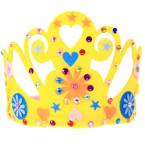 LUOFENG Queen Crown Blingbling Stirnband Bunte Kopfbedeckung DIY Foto Requisiten Halloween Party Kopfbedeckung Cosplay Zubehör von LUOFENG