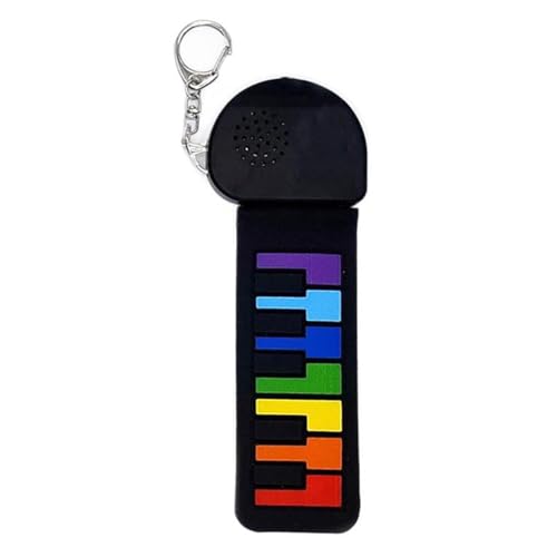 LUOFENG Rollt auf elektronisches Klavier, faltbar, Silikon, elektronische Tastatur, tragbarer Schlüsselanhänger, Klavier für Outdoor-Aktivitäten von LUOFENG