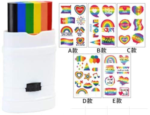 Regenbogenstifte Set mit Pride Sticker, Pride Face Paint Dehnbar, Pride-Gesichtsbemalung, LGBTQ Regenbogen Schminke, Gay Pride Schminke, Regenbogen Deko, Regenbogen Flag für Pride Party, Paraden Regenbogenstifte Set mit Pride Sticker, Pride Face Paint Dehnbar, Pride-Gesichtsbemalung, LGBTQ Regenbogen Schminke, Gay Pride Schminke, Regenbogen Deko, Regenbogen Flag für Pride Party, Paraden von LUPATDY
