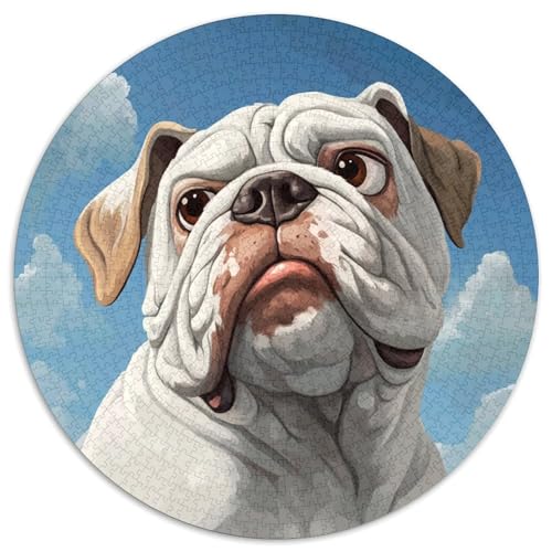 Shar Pei1000 Teile Puzzle, Tier, kreatives Puzzle, Erwachsene und Kinder, anspruchsvolle und pädagogische Kunst, 1000 Teile (67,5 x 67,5 cm) von LUSDNUREN