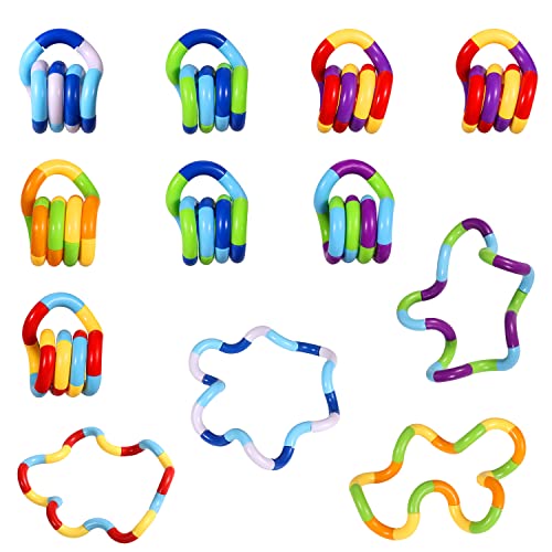 12 Stück Zappel Spielzeug, Mehrfarbiges Ruhiges Fidgets Spielzeug Interessantes Fidgets Spielzeug für Kinder und Erwachsene Entspannung Stressabbau und Lernspielzeug 12 Stück Zappel Spielzeug, Mehrfarbiges Ruhiges Fidgets Spielzeug Interessantes Fidgets Spielzeug für Kinder und Erwachsene Entspannung Stressabbau und Lernspielzeug von LUTER