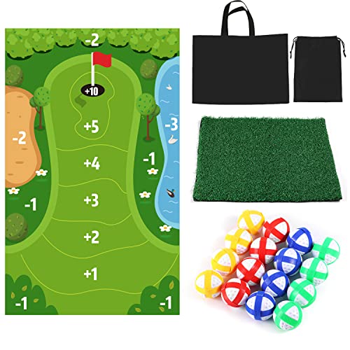 Luter Golfspiel-Set, 1.15x1.7m Golf Matte für Zuhause Waschbar Battle Royale-Golfspiel Indoor-Golfspiel Sticky-Golfmattenspiel für Erwachsene und Familienkinder Luter Golfspiel-Set, 1.15x1.7m Golf Matte für Zuhause Waschbar Battle Royale-Golfspiel Indoor-Golfspiel Sticky-Golfmattenspiel für Erwachsene und Familienkinder von LUTER