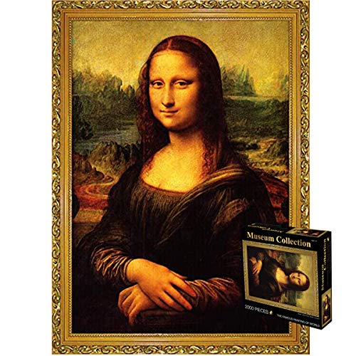 LUUFAN 2000 Teile Puzzle, großes Puzzlespiel, Kunstwerk für Erwachsene und Teenager – Mona Lisa (39,4 x 27,6 Zoll) von LUUFAN