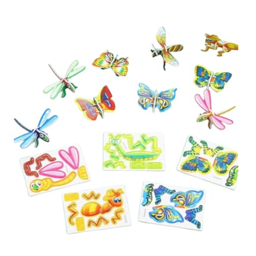 LUUFAN Mini 3D pädagogische Cartoon Puzzles 4 Set 100PCS Tier Insekt Aicraft Dinosaurier Thema Puzzle für Kinder Montessori Spielzeug Geburtstag Geschenk LUUFAN Mini 3D pädagogische Cartoon Puzzles 4 Set 100PCS Tier Insekt Aicraft Dinosaurier Thema Puzzle für Kinder Montessori Spielzeug Geburtstag Geschenk von LUUFAN