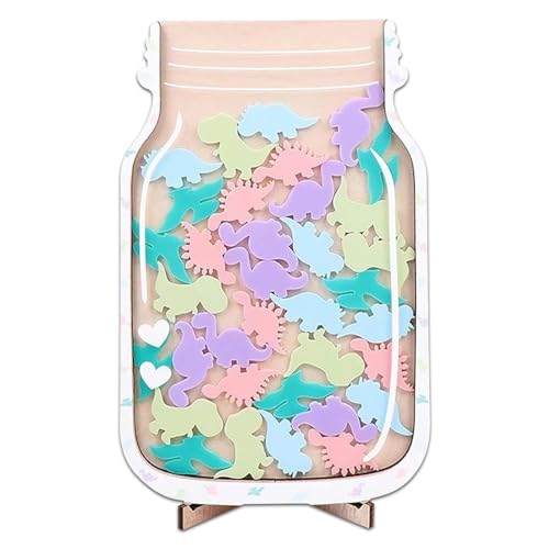 LUVDECO Belohnungsglas Kinder, Belohnungsglas Klassenzimmer, Sterne Anreizglas aus Holz, Personalisierte Sterne Belohnungsglas für Kinder, Motivation für gutes Verhalten von Kindern (B) von LUVDECO