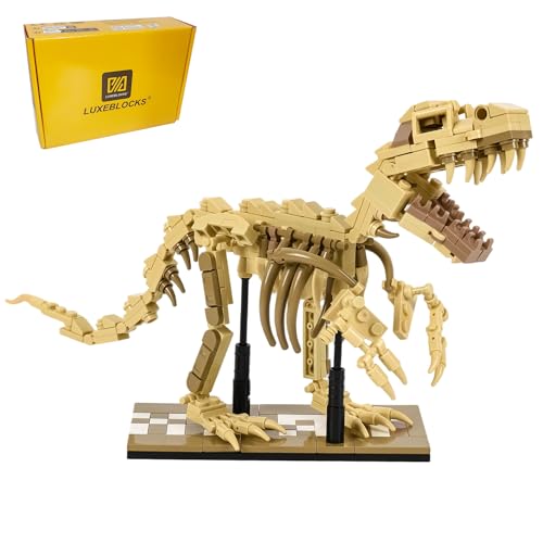 LUXEBLOCKS Dinosaurier-Fossilien-Serie, Bausteine, Spielzeug, T-Rex-Fossilien auf dem Display, 316-teilig, kompatibel mit Lego-Steinen, tolles Geschenk für Erwachsene LUXEBLOCKS Dinosaurier-Fossilien-Serie, Bausteine, Spielzeug, T-Rex-Fossilien auf dem Display, 316-teilig, kompatibel mit Lego-Steinen, tolles Geschenk für Erwachsene von LUXEBLOCKS