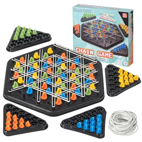 Dreiecksschach, Dreiecksbrettspiel, interaktives Tischbrettspiel, Strategiespiel für Familientreffen von Kindern und Erwachsenen Dreiecksschach, Dreiecksbrettspiel, interaktives Tischbrettspiel, Strategiespiel für Familientreffen von Kindern und Erwachsenen von LUXECOVE