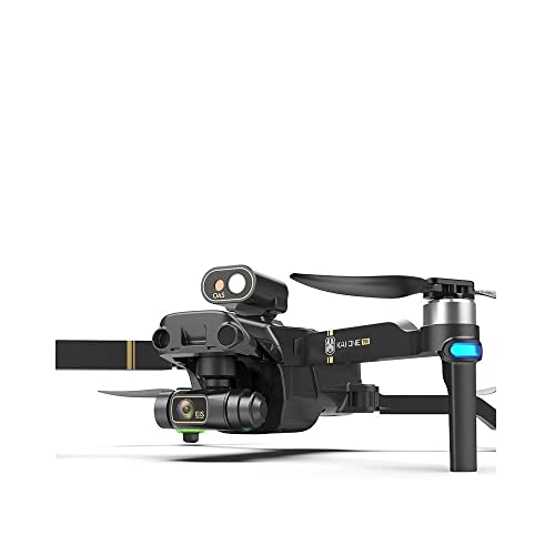 LUXWALLET Ai-Kai MAX Dual 5G Drohne mit Voll HD Kamera, GPS, 3-Achse Hängend Gimbal und Tragetasche, 10.8km/h-1km Entfernung, Schwarz von LUXWALLET