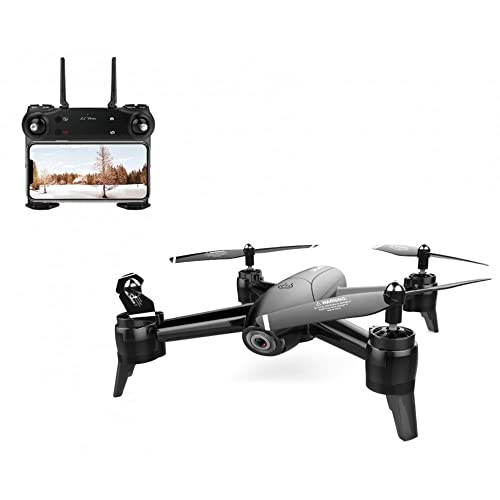 LUXWALLET SG-ProX 4K WiFi Drohne mit Kamera und Tragetasche, 10km/h-100 Meter Entfernung, Schwarz LUXWALLET SG-ProX 4K WiFi Drohne mit Kamera und Tragetasche, 10km/h-100 Meter Entfernung, Schwarz von LUXWALLET