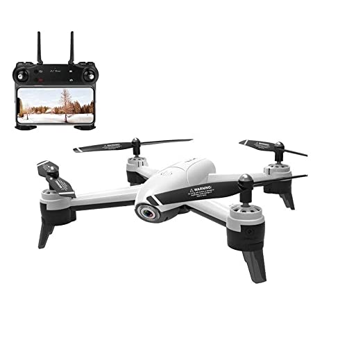 LUXWALLET SG-ProX 4K WiFi Drohne mit Kamera und Tragetasche, 10km/h-100 Meter Entfernung, Weiß von LUXWALLET
