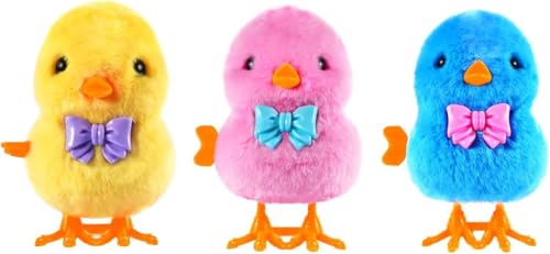 LUYANFX Aufziehspielzeug Huhn Ostern, Springen Huhn Spielzeug, Aaufziehtiere Spielzeug Ostern, Aufziehspielzeug Kinder, Osterkorb Füllstoffe, Ostern Spielzeug Geschenk für Junge und Mädchen (3 Stück) LUYANFX Aufziehspielzeug Huhn Ostern, Springen Huhn Spielzeug, Aaufziehtiere Spielzeug Ostern, Aufziehspielzeug Kinder, Osterkorb Füllstoffe, Ostern Spielzeug Geschenk für Junge und Mädchen (3 Stück) von LUYANFX