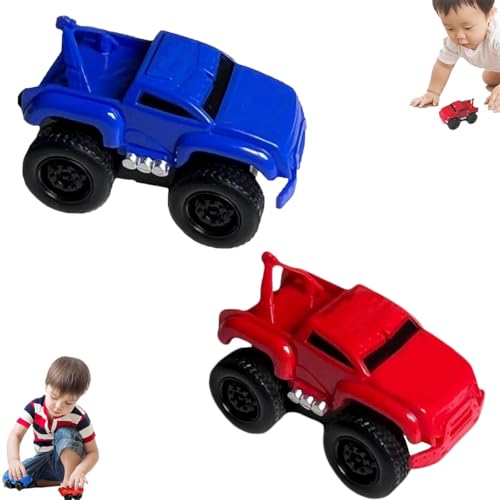 LUYJWZN Magnetic Wall Climbing Toy Car, Emboadlie Magnetic Anti Gravity Wall Climbing Car, Pull-Back Inertial Climb Toys Cars, Inertial Levitation Toys (Red+Blue) von LUYJWZN