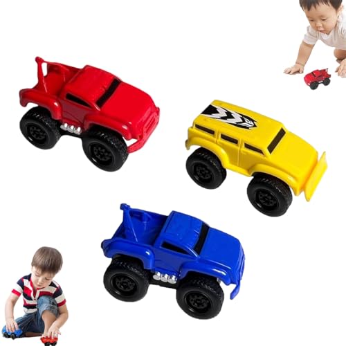 LUYJWZN Magnetic Wall Climbing Toy Car, Emboadlie Magnetic Anti Gravity Wall Climbing Car, Pull-Back Inertial Climb Toys Cars, Inertial Levitation Toys (Red+Yellow+Blue) von LUYJWZN