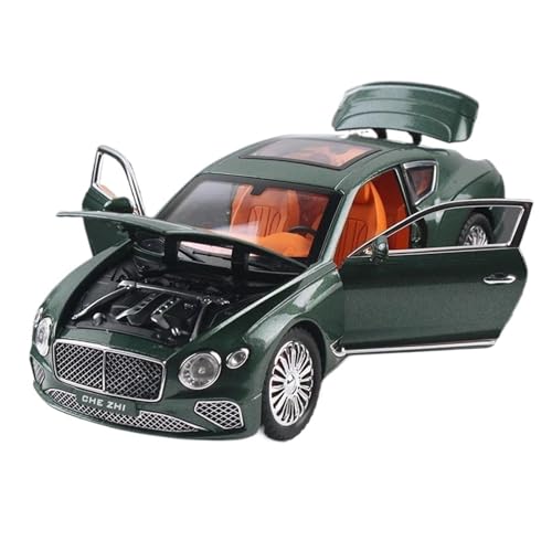 Druckguss-Auto im Maßstab 1:24 für Bentley Continental Simulation Druckguss Metall Modellauto Sound Licht Rückziehauto Modell Sammlermodell Fahrzeug (Farbe: B) von LUgez