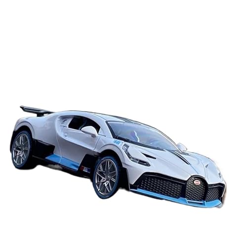 Druckguss-Auto im Maßstab 1:24 für Bugatti DIVO Legierung Sportwagen Modell Druckguss Simulation Metallauto Modell mit Sound und Licht Sammlermodell Fahrzeug (Farbe: C) von LUgez