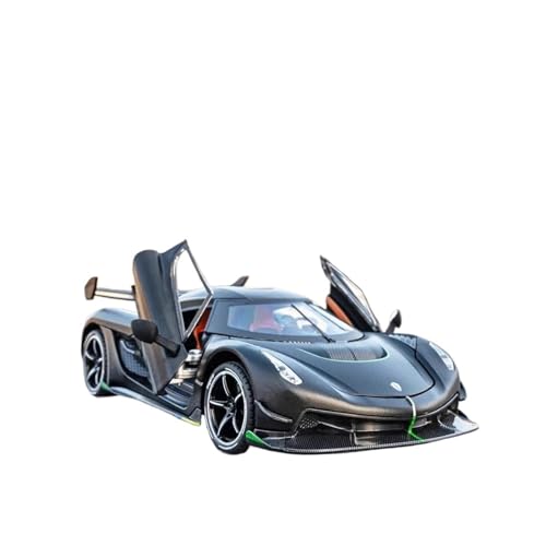 Druckguss-Auto im Maßstab 1:24 für Koenigsegg Jesko Attack Alloy Rennwagen Modell Metall Sportwagen Modell mit Sound und Licht Sammlermodell Fahrzeug (Farbe: D) von LUgez